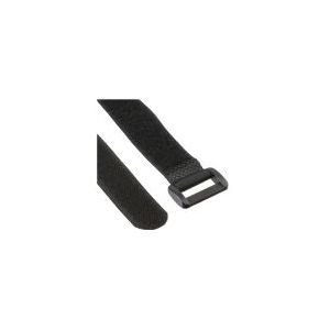 10x Inline klittenband met lus Zwart 20cm