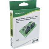 InLine - MiniPCIe Kaart - 2x SATA600 - RAID Functie