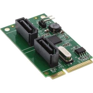 InLine - MiniPCIe Kaart - 2x SATA600 - RAID Functie