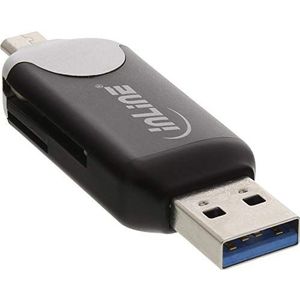 InLine 66779C geheugenkaartlezer USB/Micro-USB Zwart