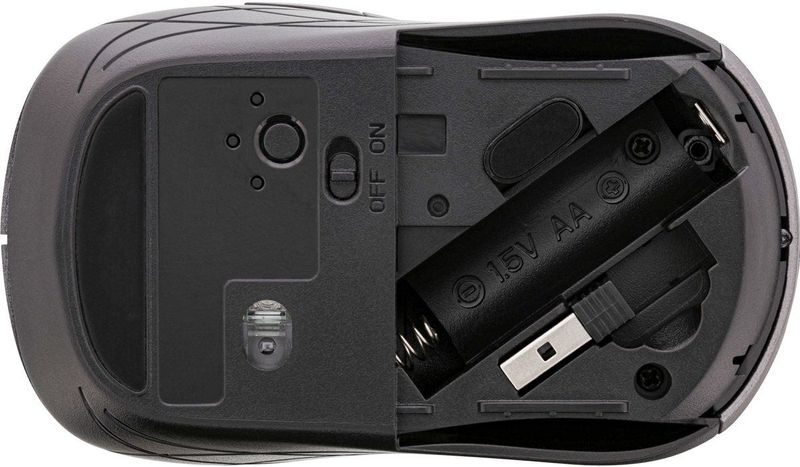 InLine 55363 muis Rechtshandig RF-draadloos + Bluetooth Optisch 2400 DPI