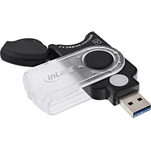 InLine 66772i kaartlezer USB 3.0 zwart