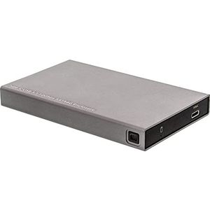 InLine 00031A USB 3.1 behuizing voor 6,35 cm (2,5 inch) 6GB/s SATA harde schijf/SSD, USB type C bus zwart