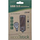InLine - WoodStick - USB-stick - Bruin - 32 GB - Hout