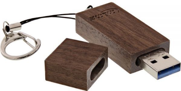 InLine USB 3.0 Stick 32GB Hout