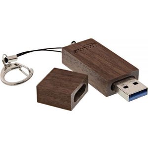 InLine 35064W USB flash drive 64 GB USB Type-A 3.2 Gen 1 (3.1 Gen 1) Walnoot