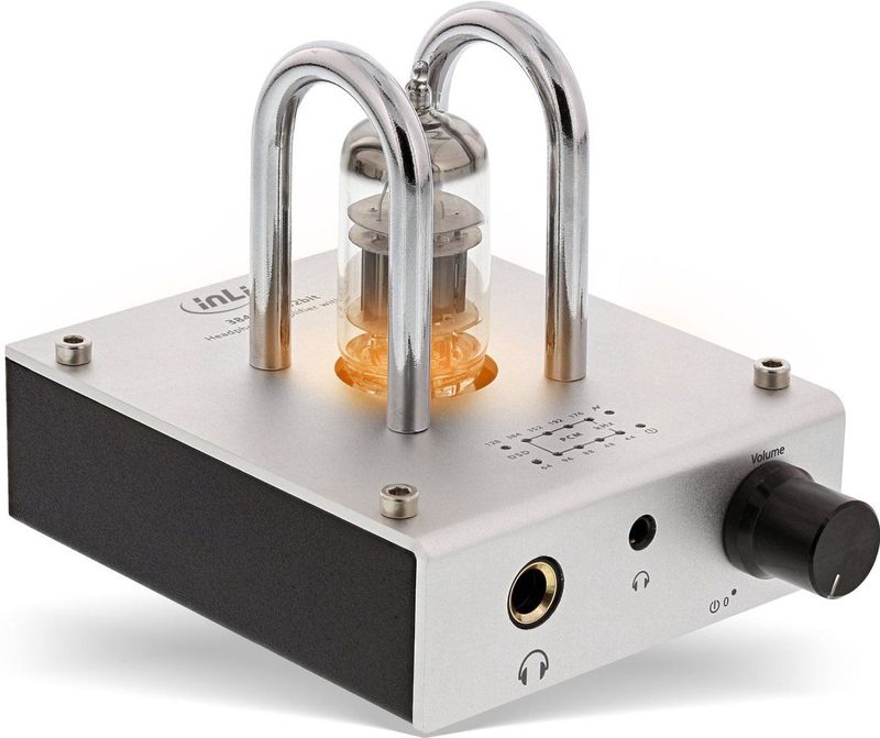 InLine 99206I hoofdtelefoonversterker 32-bit/384kHz Zilver