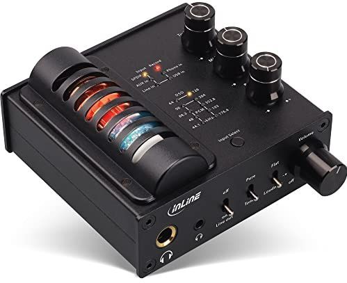 InLine 99207I audio versterker Thuis Zwart