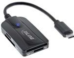 InLine 66772C geheugenkaartlezer USB 3.2 Gen 1 (3.1 Gen 1) Type-C Zwart