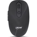 InLine - Draadloos Toetsenbord en Muis - Zwart - QWERTZ Layout