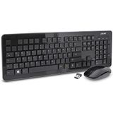 InLine - Draadloos Toetsenbord en Muis - Zwart - QWERTZ Layout