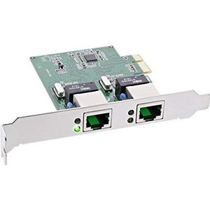 InLine Dubbele Gigabit netwerkkaart (Mini PCI Express), Netwerkkaarten