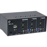 InLine 62652I KVM-switch Zwart, Grijs