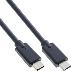 Kabel inline usb-c 3.2 gen.2 m/m 2 m zwart | 1 stuk
