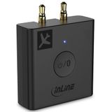 InLine - Vliegtuigadapter - Bluetooth 5.0 - Audio Zender - Zwart - Universeel