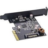InLine - Interfacekaart - USB 3.2 Gen.2x2 - Asmedia ASM3242 - Voor Desktop Computers
