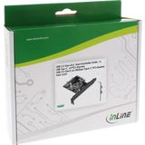 InLine - Interfacekaart - USB 3.2 Gen.2x2 - Asmedia ASM3242 - Voor Desktop Computers