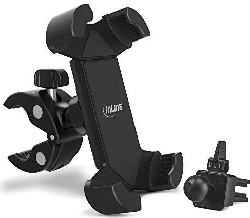 Smartphone Houder - Universeel - Geschikt voor Auto en Fiets - Zwart