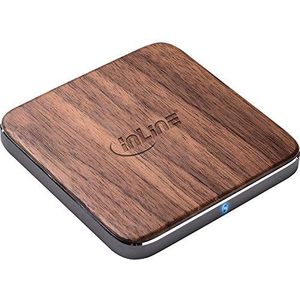 InLine Qi Woodcharge 3393Y draadloze oplader voor smartphone 5/7,5/10 W