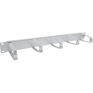 InLine 19110D, Paneel voor kabelbeheer, Grijs, Metaal, 1U, 48,3 cm (19""), 1,5 mm