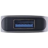 InLine 33271L interface hub USB 2.0 Type-C 5000 Mbit/s Grijs