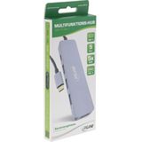 InLine 33271L interface hub USB 2.0 Type-C 5000 Mbit/s Grijs