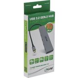 InLine 35392B interface hub USB 2.0 Type-C 10000 Mbit/s Grijs