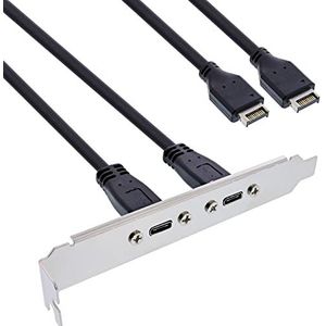 InLine® USB Type-C naar USB 3.1 slot frontpaneel Key A intern 0,5 m