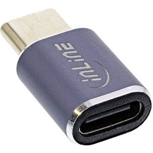 InLine USB-C poortbeschermer | USB4 40 Gbps | PD 240W | 8K 60Hz | aluminium