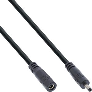 InLine 26901I electriciteitssnoer Zwart 1 m 3.5 x 1.35 mm