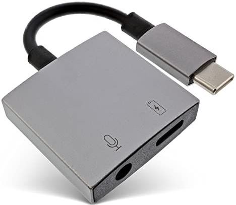 USB-C naar 3,5 mm Female Adapter - Zwart - USB Type-C - Oplaadfunctie