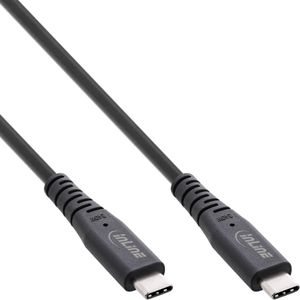 InLine 35901I USB-kabel 1 m USB4 Gen 3x2 USB C Zwart