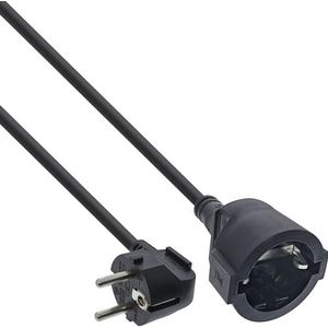 InLine 16407Y power uitbreiding 7 m 1 AC-uitgang(en) Binnen Zwart