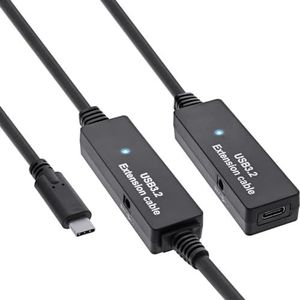 InLine USB 3.2 Gen.1 Actieve Uitbreiding (10 m, USB 3.2), USB-kabel