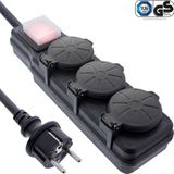 InLine 16493P Overspanningsbeveiliging Zwart 3 AC-uitgang(en) 230 V 5 m