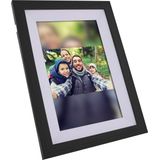 InLine - WiFrame 2 - Digitale Fotolijst - Zwart - Houtlook - 1920 x 1200 Resolutie