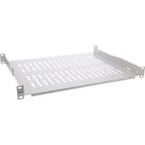 InLine - 19" Plank - Grijs - SPCC-Staal - 350mm Diepte - 50kg Draagvermogen