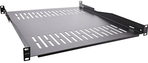 InLine - 19" Plank - Zwart - SPCC-Staal - 550mm Diepte - 1U Hoogte