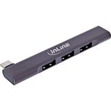 Slim - USB-C Hub - Grijs - 3x USB-A 2.0 en 1x USB-A 3.2 Gen 1