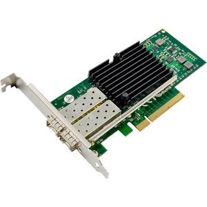 InLine - Dubbele 10 Gigabit Netwerkkaart - 2x SFP+ - PCIe x8