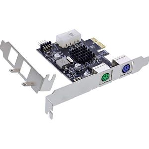 InLine - Interfacekaart - 2x PS/2 - USB-aansluiting - PCIe