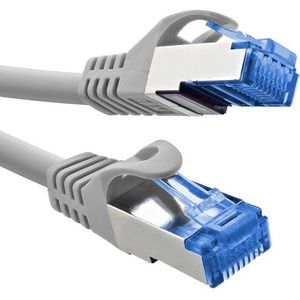 InLine® Patchkabel, Cat.6A, S FTP, TPE (LSZH), CCA, grau, 1,5m