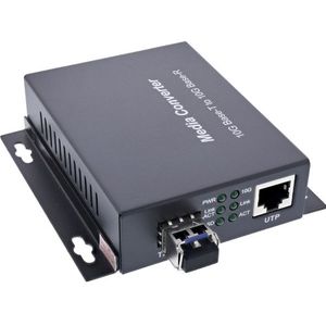 InLine - Netzwerk Media Konverter - 10Gb/s - TP zu SFP+ - Optische Glasvezel