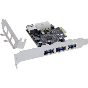 InLine 76662D interfacekaart/-adapter Intern Molex 4-pin, USB 3.2 Gen 1 (3.1 Gen 1)