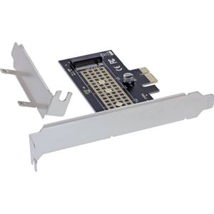 InLine - PCI Express Kaart - Intern NVMe M.2 - PCIe 3.0 x1 - Efficiënte Opslagoplossing