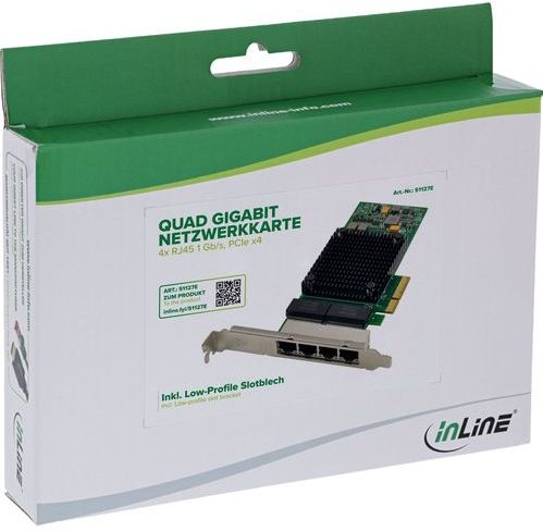 InLine 51127E netwerkkaart Intern Ethernet 1000 Mbit/s