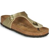 Birkenstock - Gizeh BS - Goudkleurige Teenslippers-36