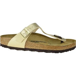 Birkenstock - Gizeh BS - Goudkleurige Teenslippers-37