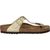 Birkenstock - Gizeh - Teenslipper - Imitatieleer - Zwart