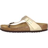 Birkenstock - Gizeh - Teenslipper - Imitatieleer - Zwart